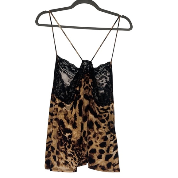 Tiny Willow Leopard Print Tank Top with Black Lace - Picture 4 of 4